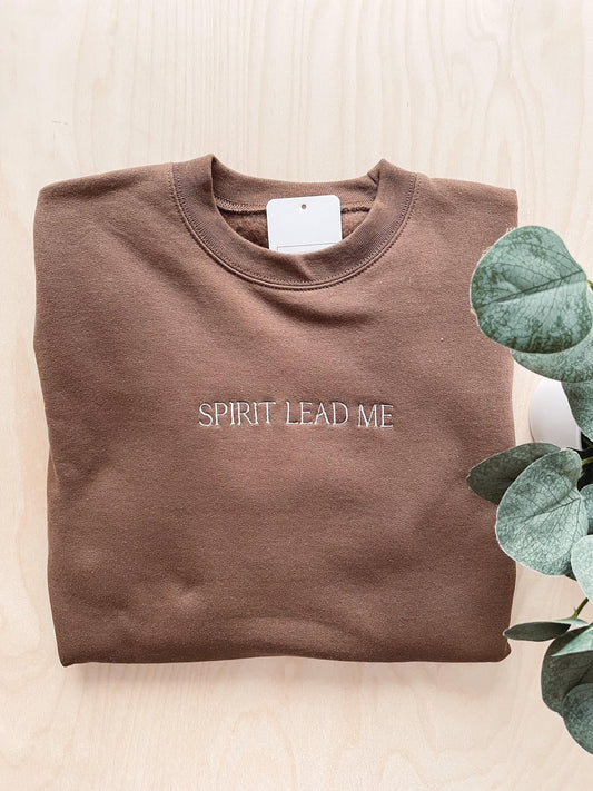 Spirit Lead Me Embroidered Sweatshirt