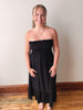 Sugarloaf Smocked Tube Midi Dress
