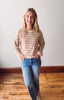 Sylvie Striped Oatmeal Sweater