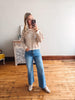Sylvie Striped Oatmeal Sweater