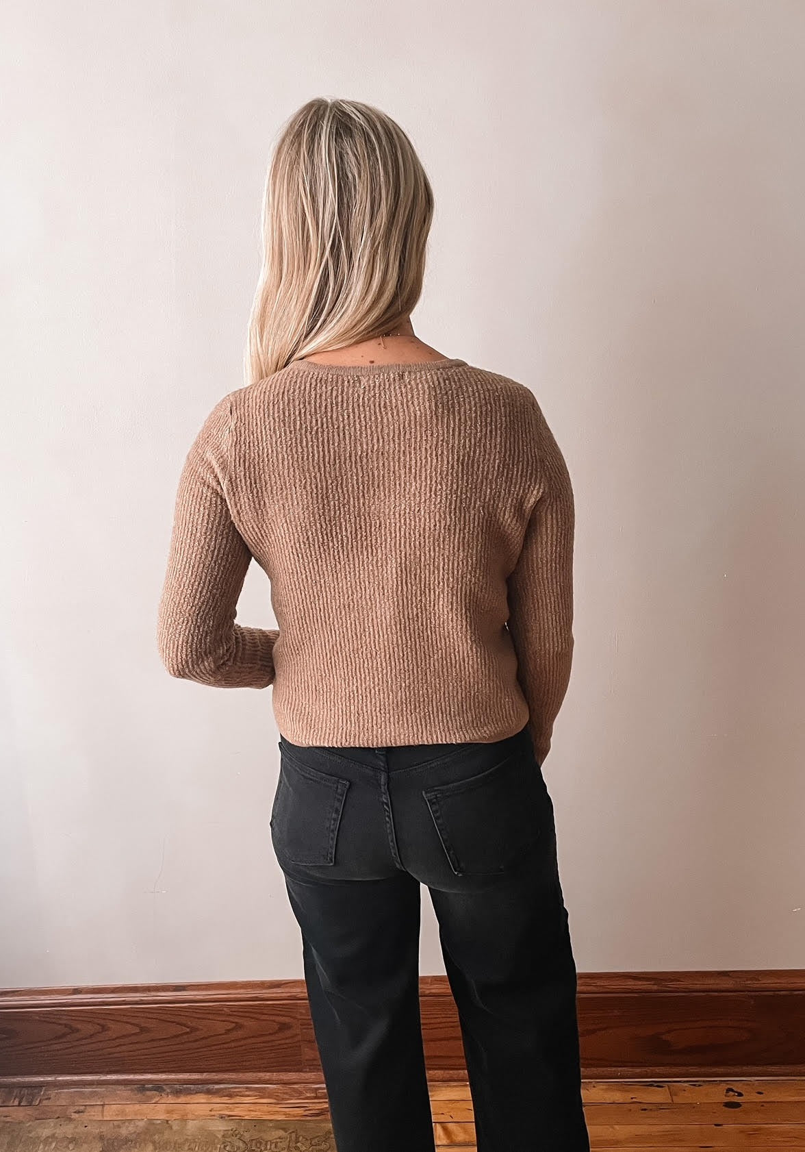 Taupe Button Cardigan