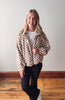 Taupe Checker Teddy Jacket