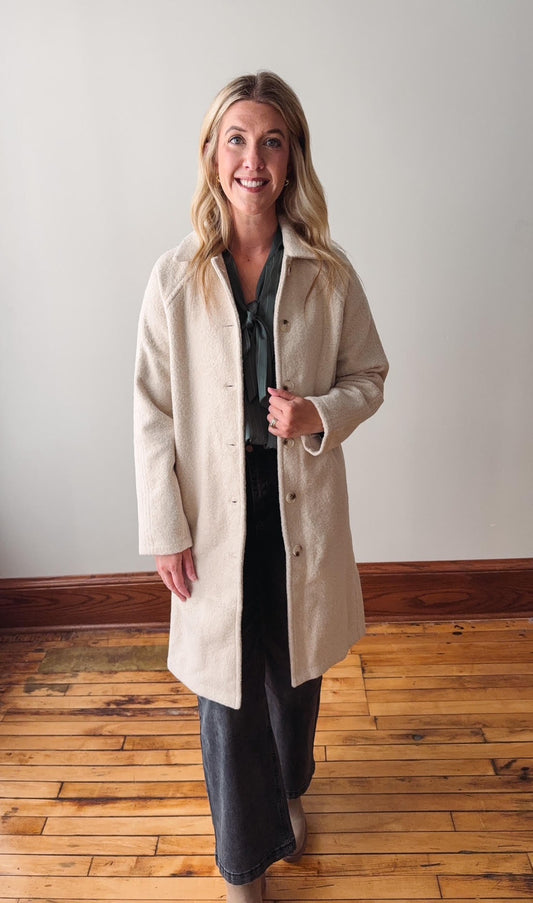 Teddy Button Down Coat