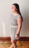 Terry Cloth Striped Dress
