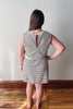Terry Cloth Striped Dress