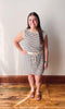 Terry Cloth Striped Dress