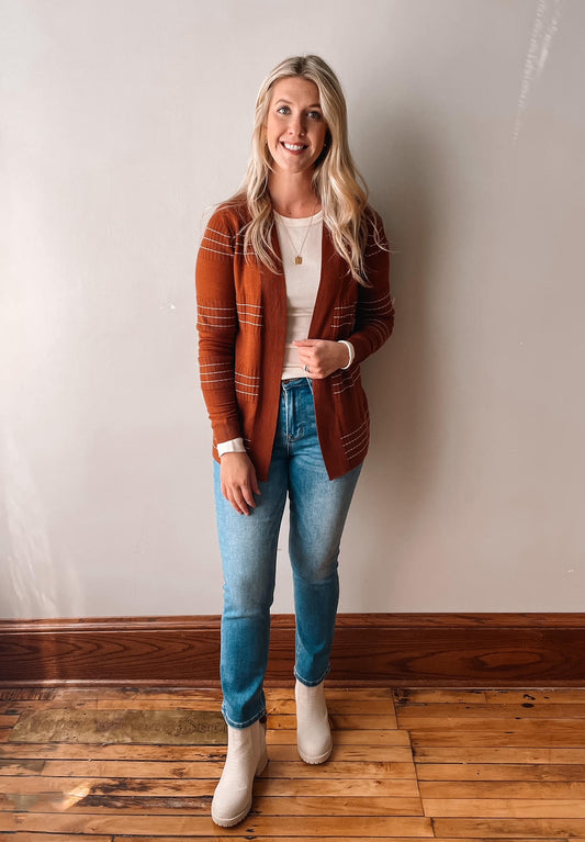 Toffee Stitch Cardigan