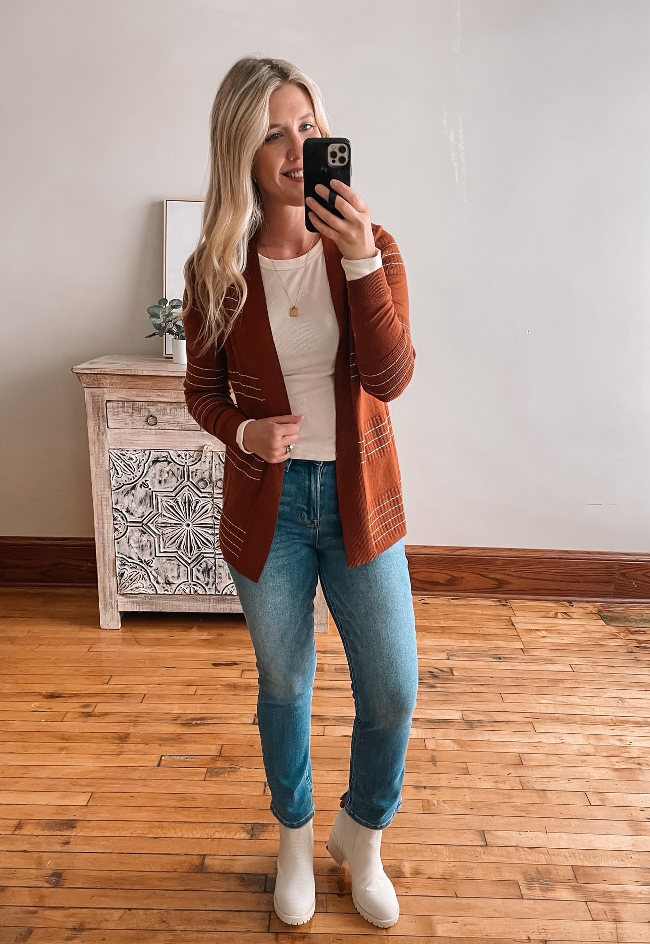 Toffee Stitch Cardigan