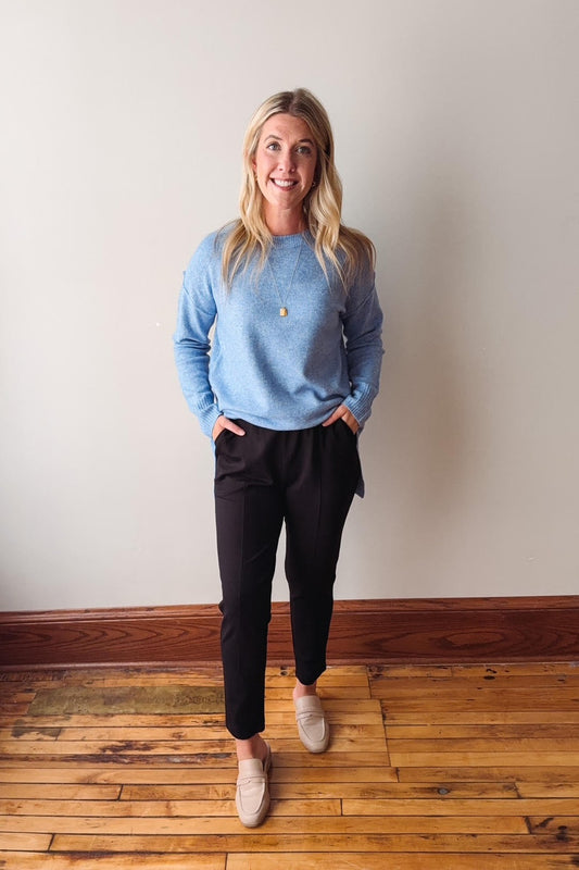 Tonya Black Tapered Pants