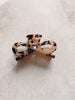 Tortoise Bow Rhinestone Hair Clip