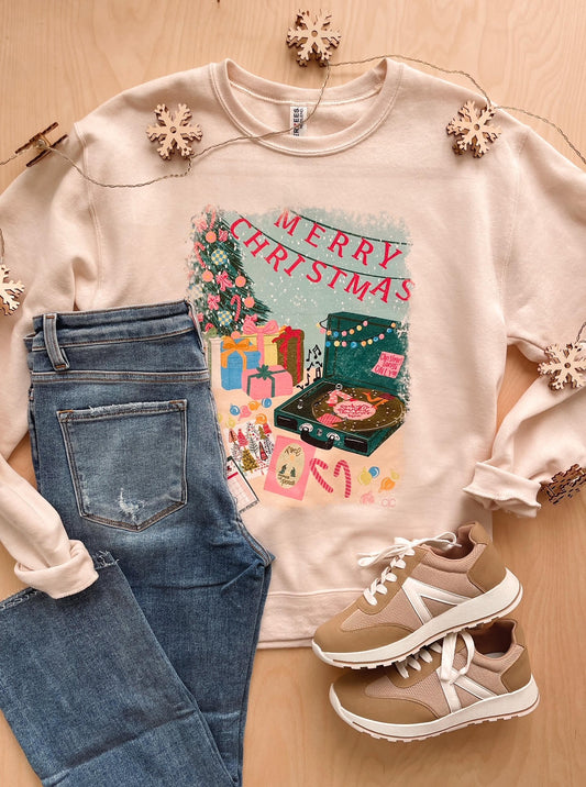 Vintage Christmas Graphic Sweatshirt