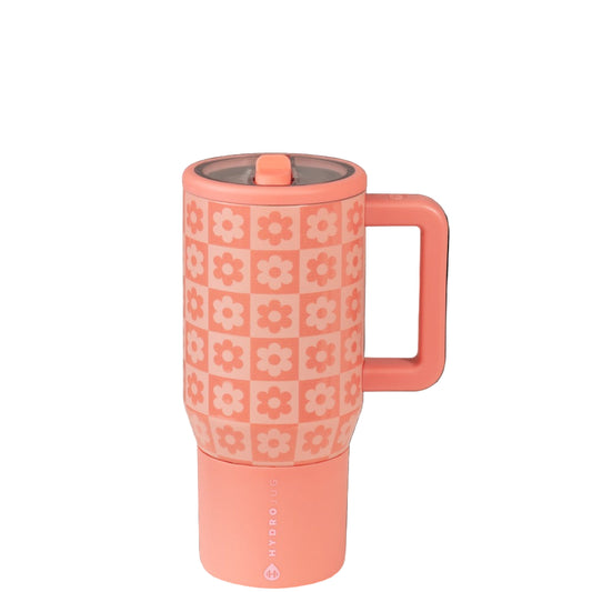 HydroJug Traveler 20oz - Daisy Checkers