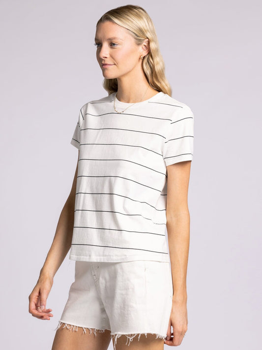 Asher Tee - White + Black