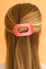 Coral Flat Hair Clip (Small)