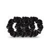 Silk Hair Scrunchie (Black)