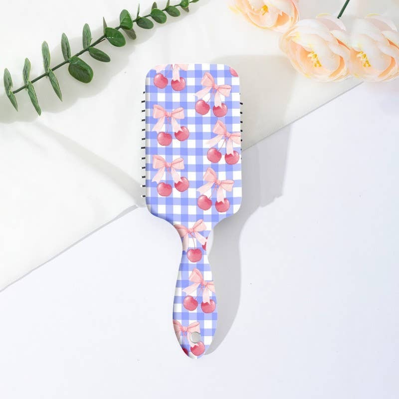 Carmen Blue Cherry Hair Brush