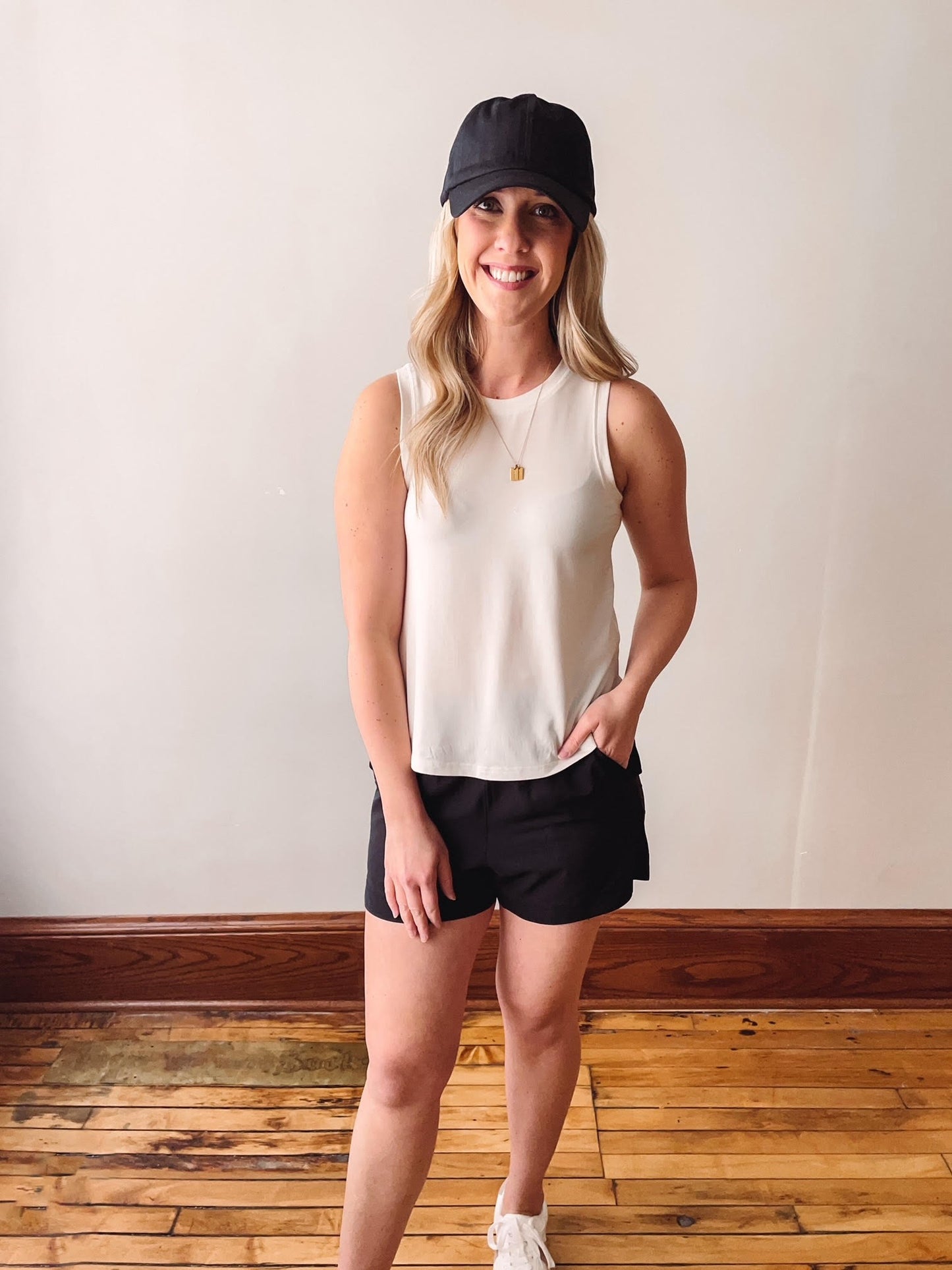 Katie Black Athletic Shorts