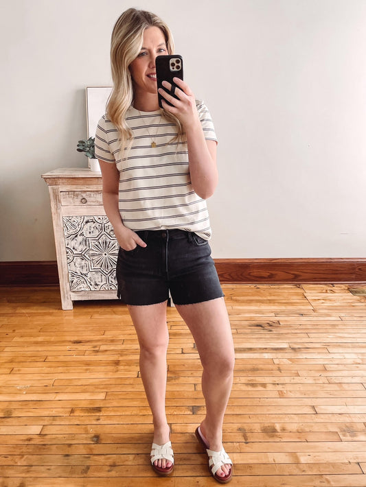 Dawn Black Shorts (3.5" inseam)