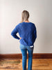 Jessica Royal Blue Textured Sweater