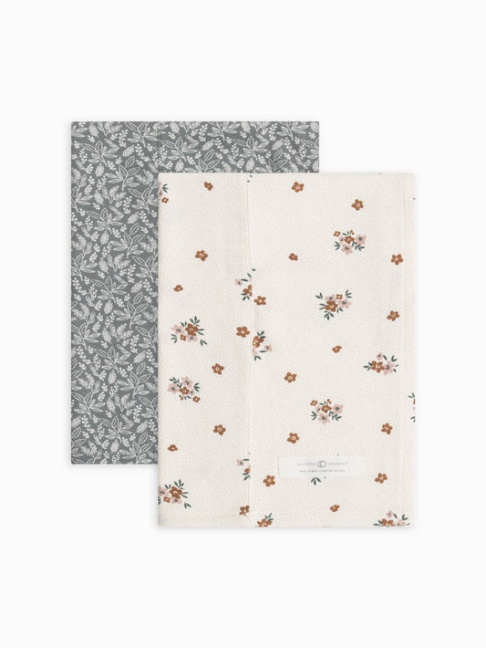 2 Pack Burp Cloths - Bonnie + Fergen Floral
