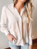 Silky White Button Up