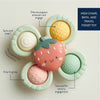 Itzy Pop & Whirl™ - Bath + Travel Toy (Strawberries + Cream)