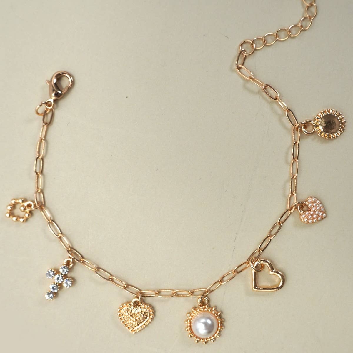 Link Chain Charm Bracelet