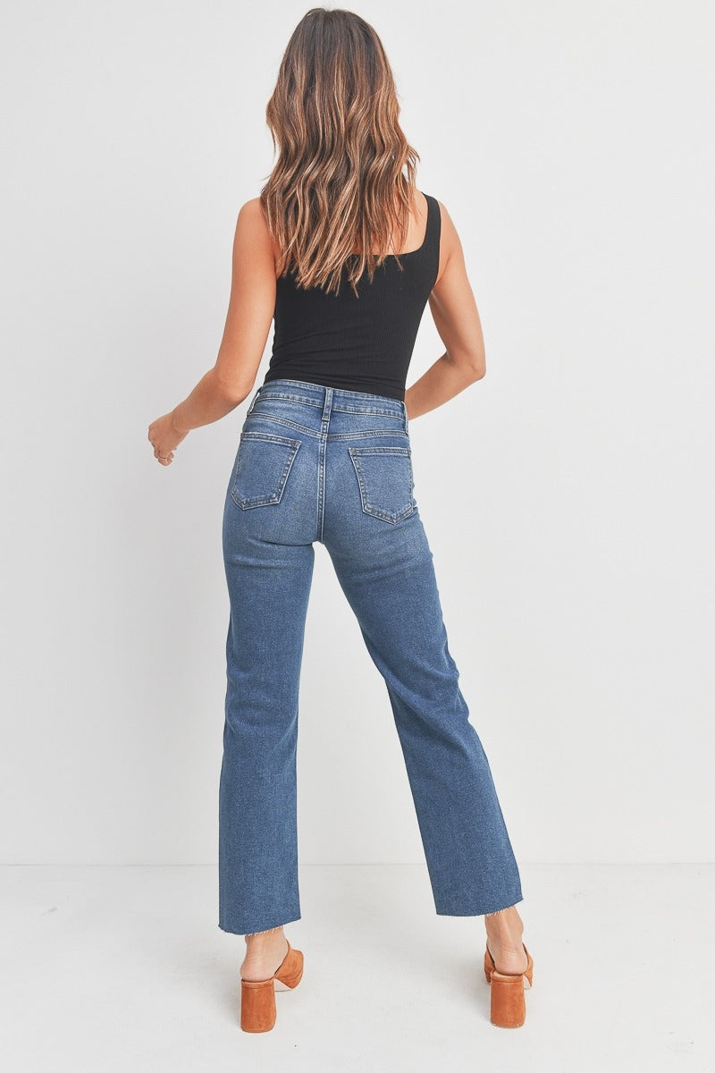 Escondido High Rise Straight Jeans