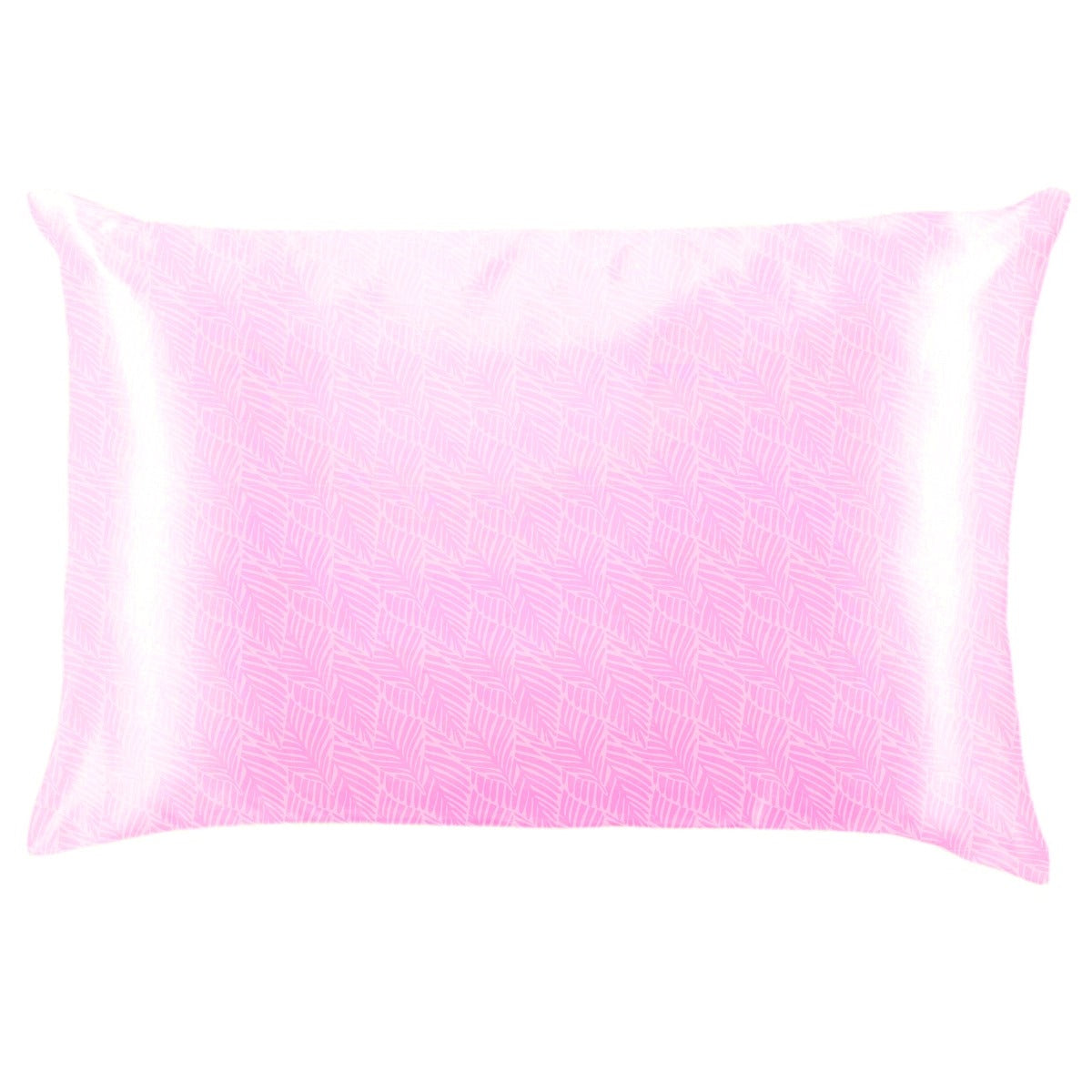 Pink pillow on a white background
