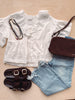 Frances Off White Blouse