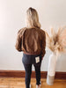 Lindsey Brown Bomber Jacket