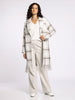 Luciana Coat - Parchment Plaid