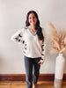 Nicole Cream Stripe Sweater