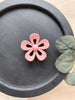 Eden Pink Flower Hair Clip