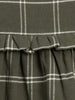 Sydney Flannel Ruffle Dress - Olive
