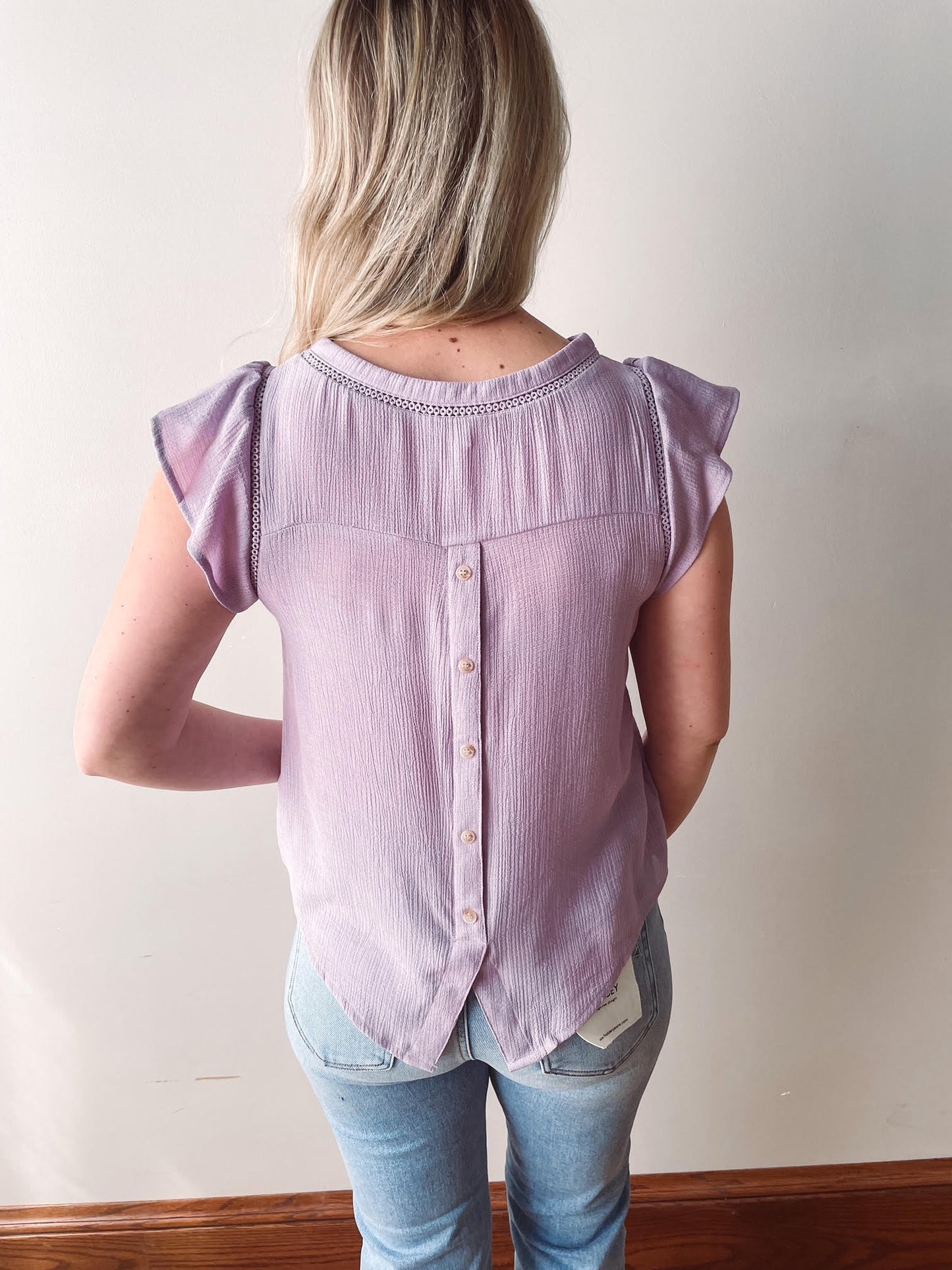 Jalynn Lavender Tulip Blouse