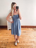 Periwinkle Smocked Sun Dress