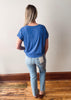 Emily Royal Blue Pocket Tee