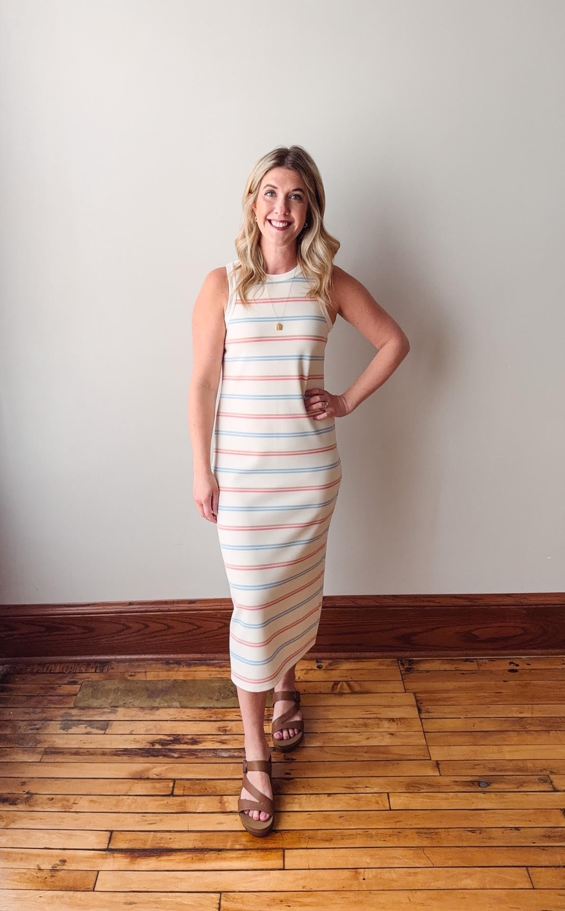 Walter Misty Blue Pink Dress