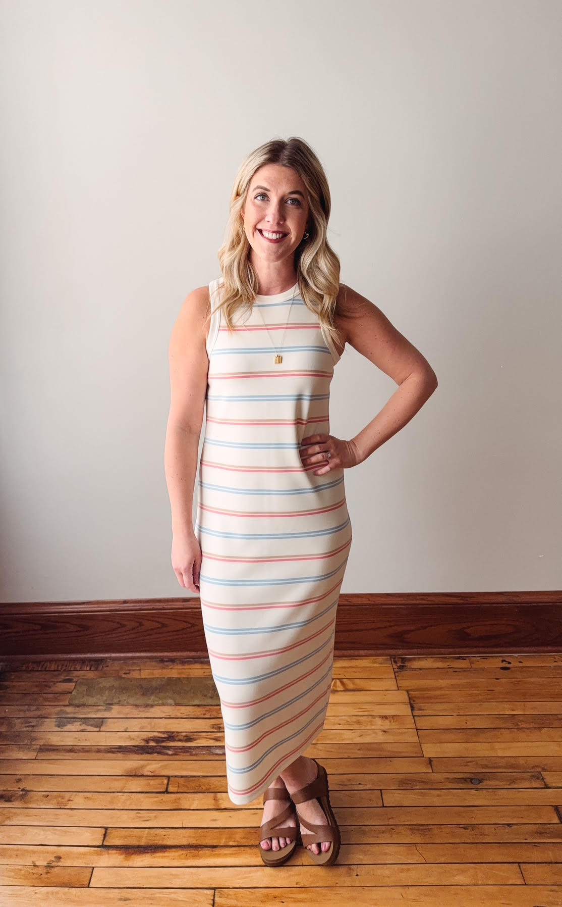 Walter Misty Blue Pink Dress