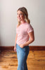 Maria Ginger + White Striped Tee