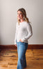 Jessica Ivory Powder Blue Long Sleeve