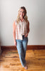 Reese Red Plaid Top