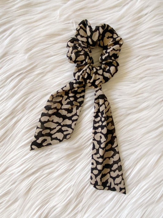 Molly Leopard Tail Scrunchie