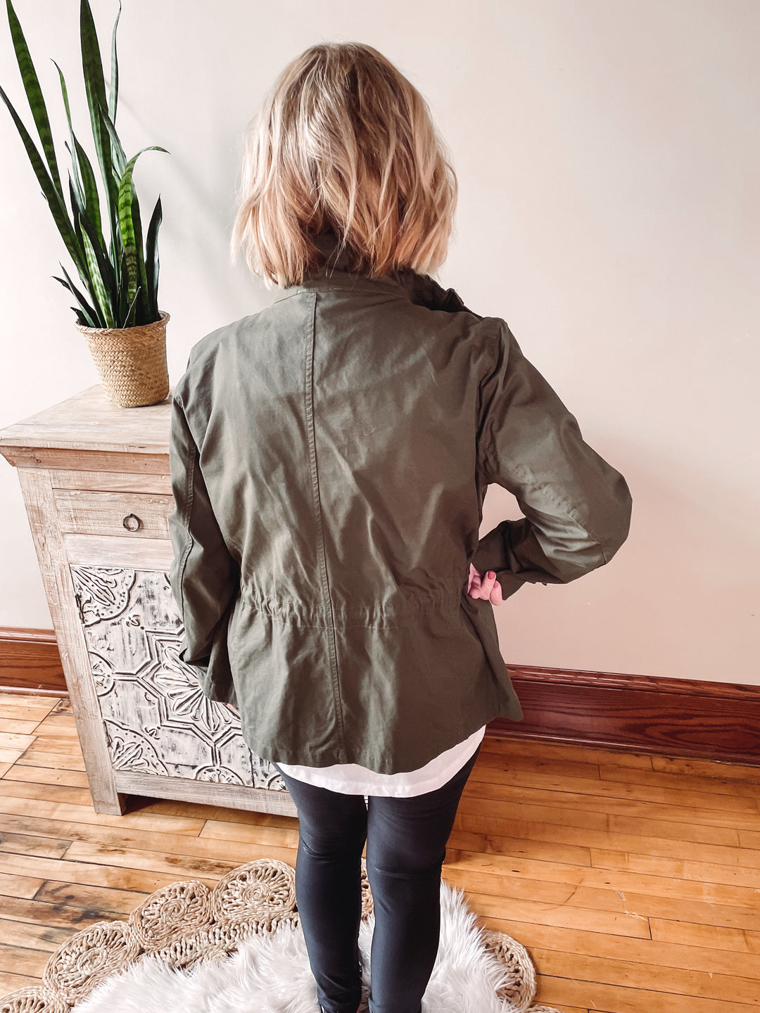 Lucy Olive Military Jacket