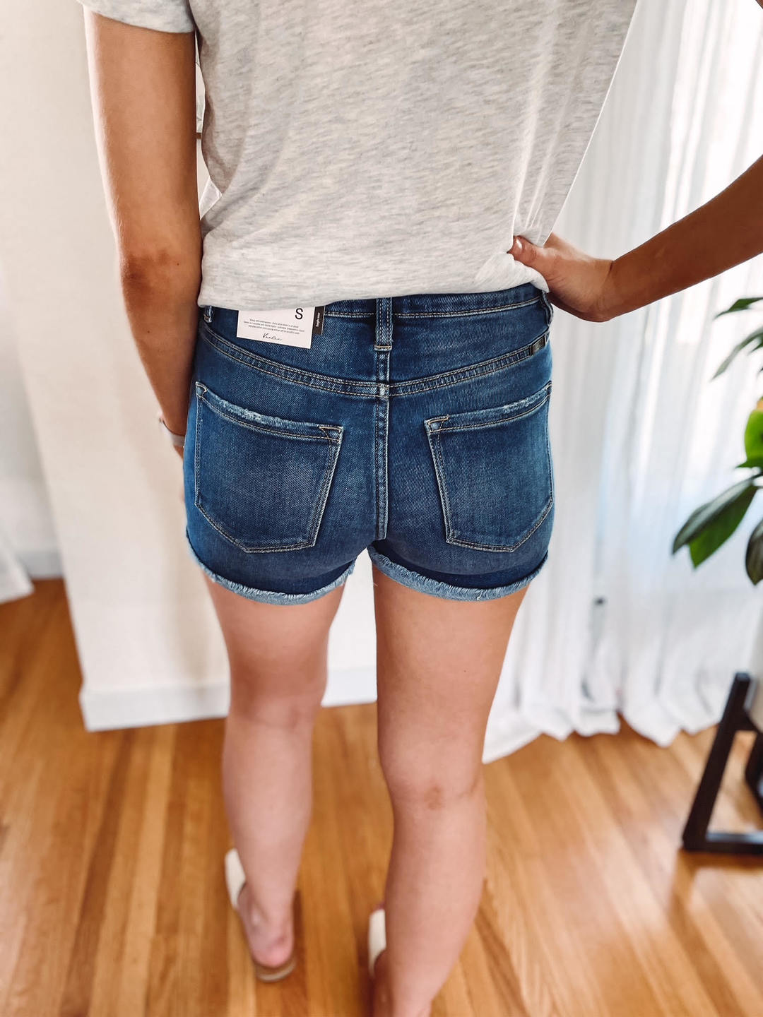 Olivia High Rise Cuffed Shorts