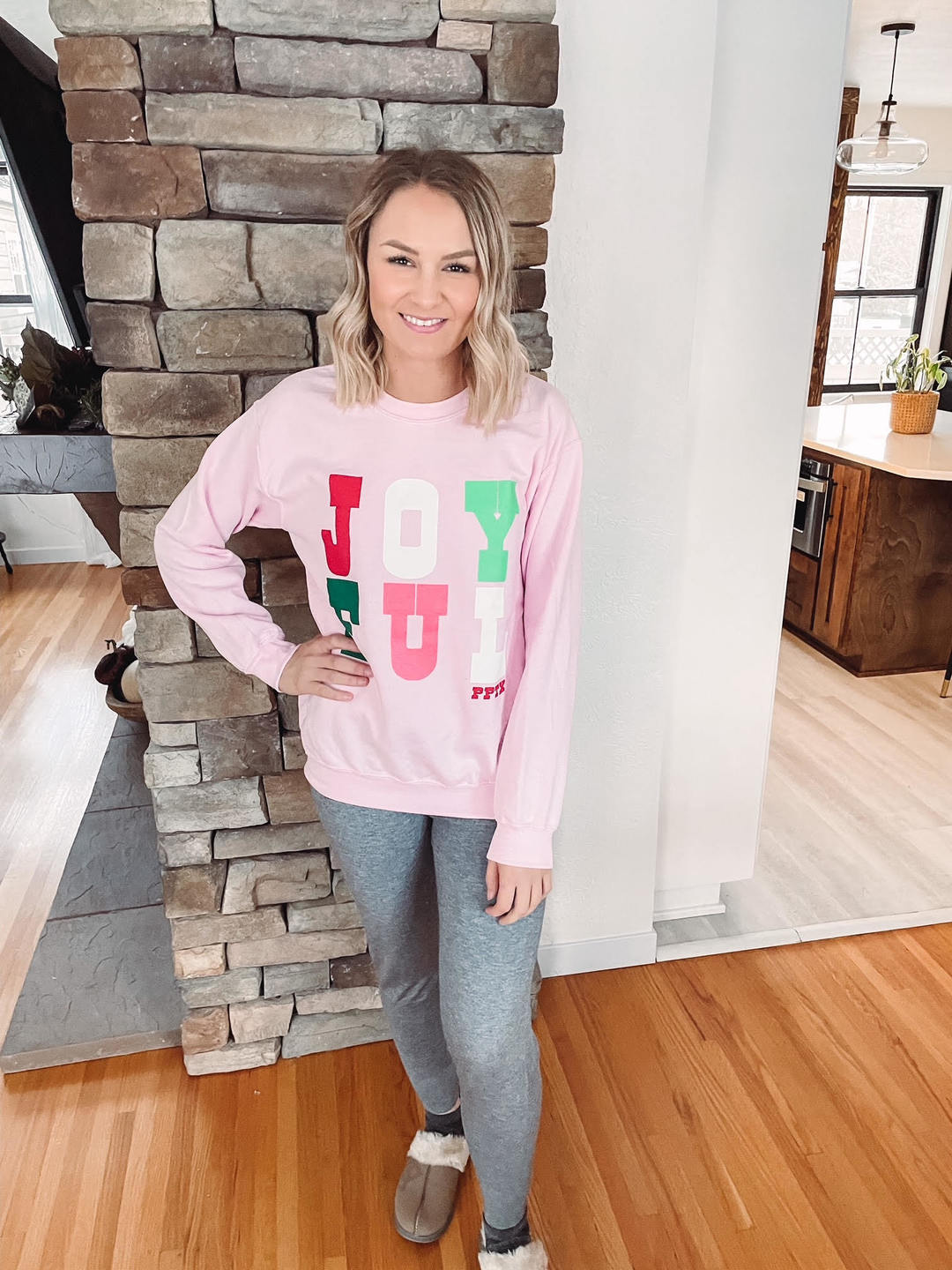 Pink Joyful Sweatshirt