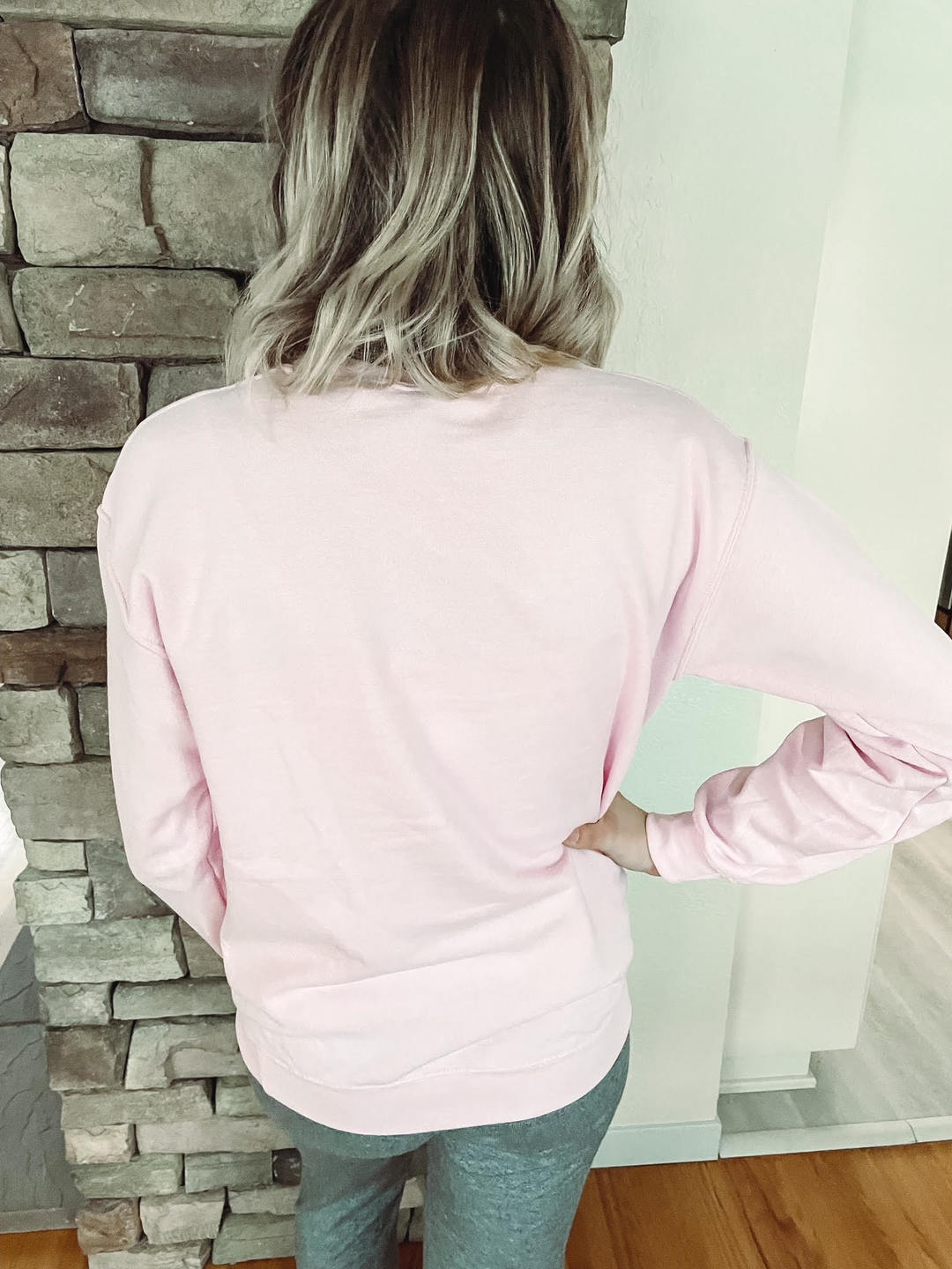 Pink Joyful Sweatshirt