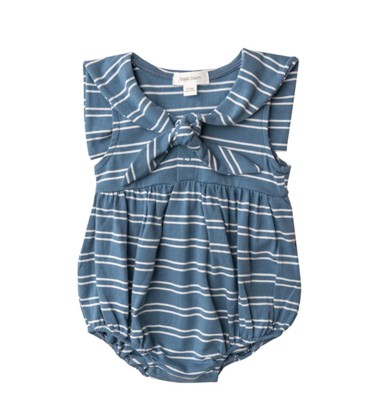 Seashore Stripe Sailor Onesie