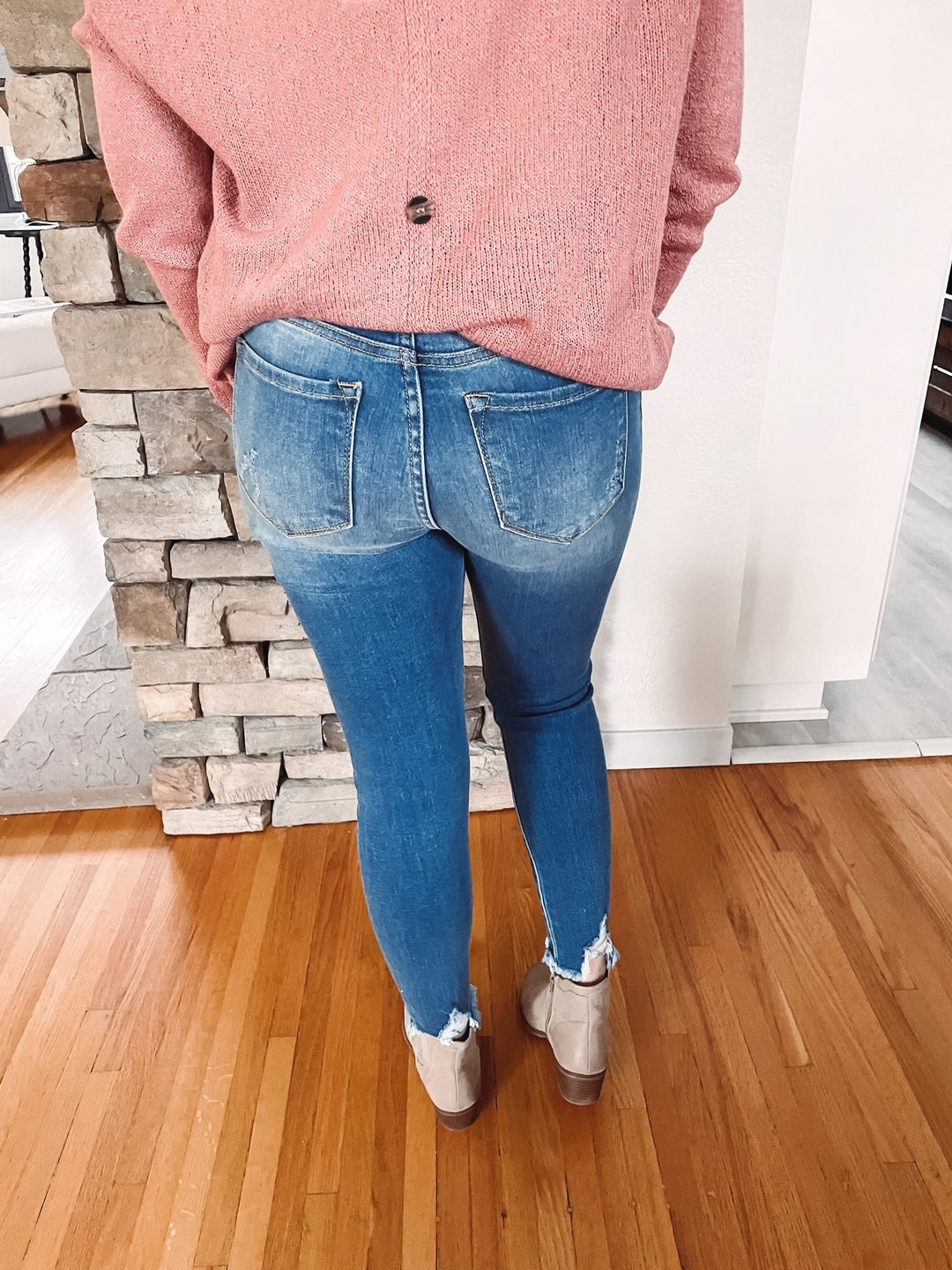 Elena High Rise Skinny Jeans